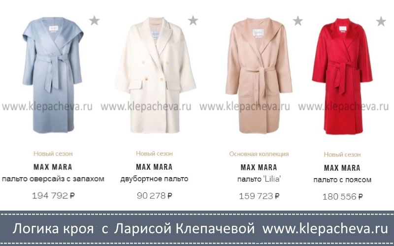 стоимость пальто Max Mara