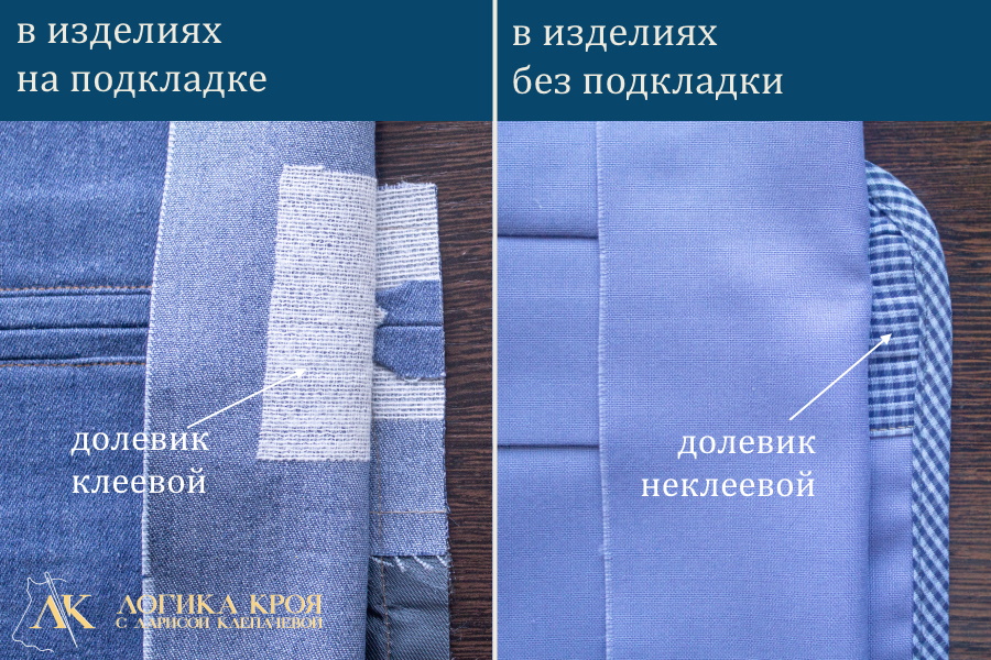 Отличия прорезных карманов в легкой и верхней одежде 