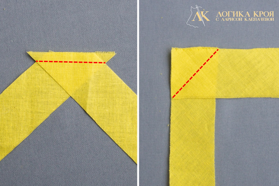 заготовка косой бейки