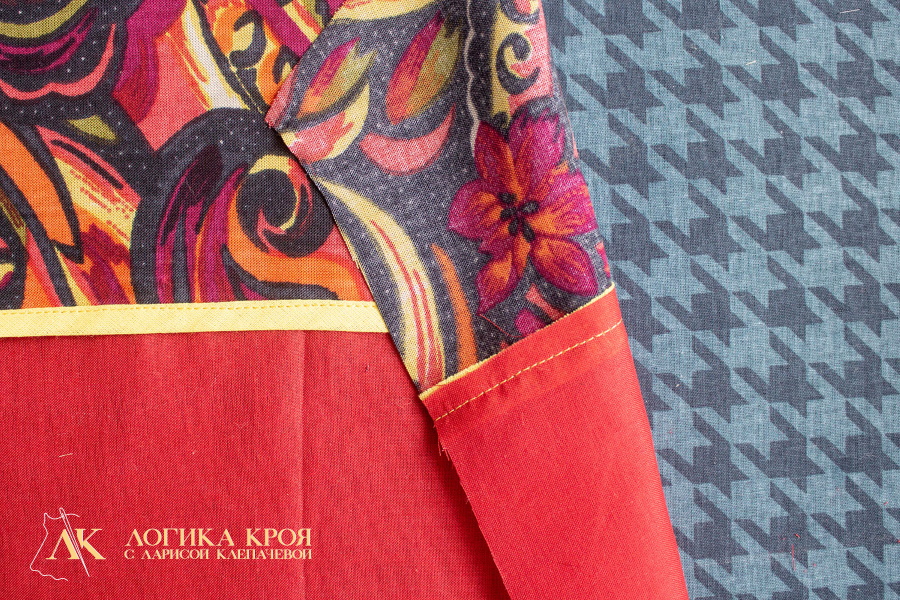 Как выполнить окантовочный шов с одним открытым срезом