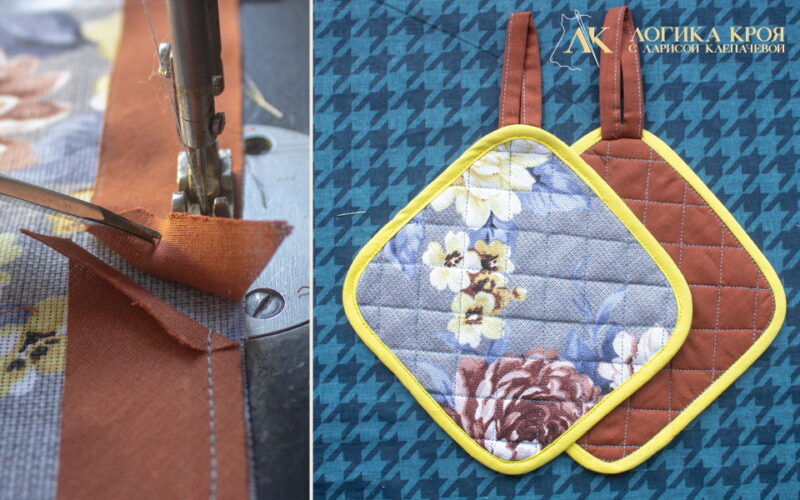 Как красиво замкнуть окантовочный шов