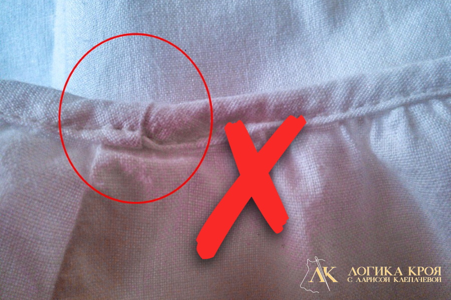 Как красиво замкнуть окантовочный шов