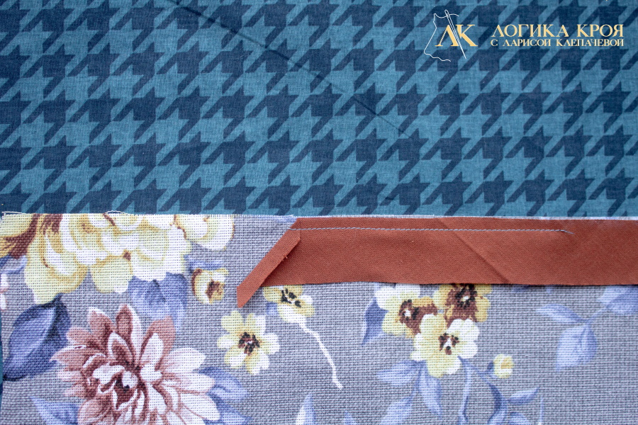 Как красиво замкнуть окантовочный шов