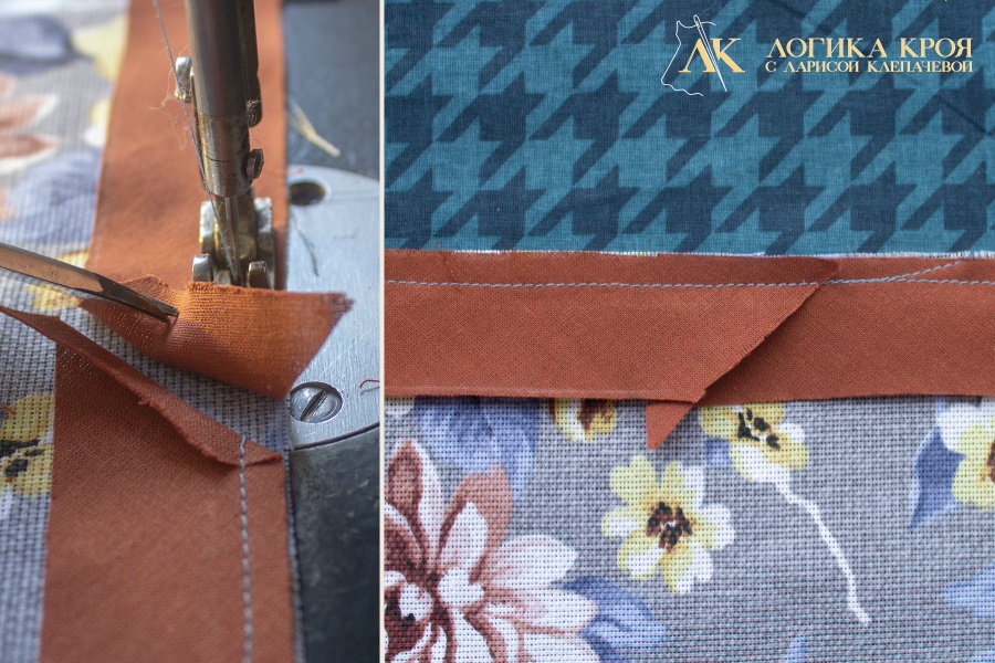 Как красиво замкнуть окантовочный шов