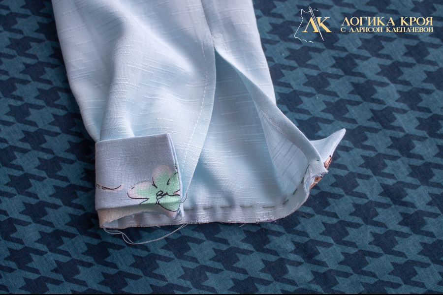 Как сшить манжету рукава