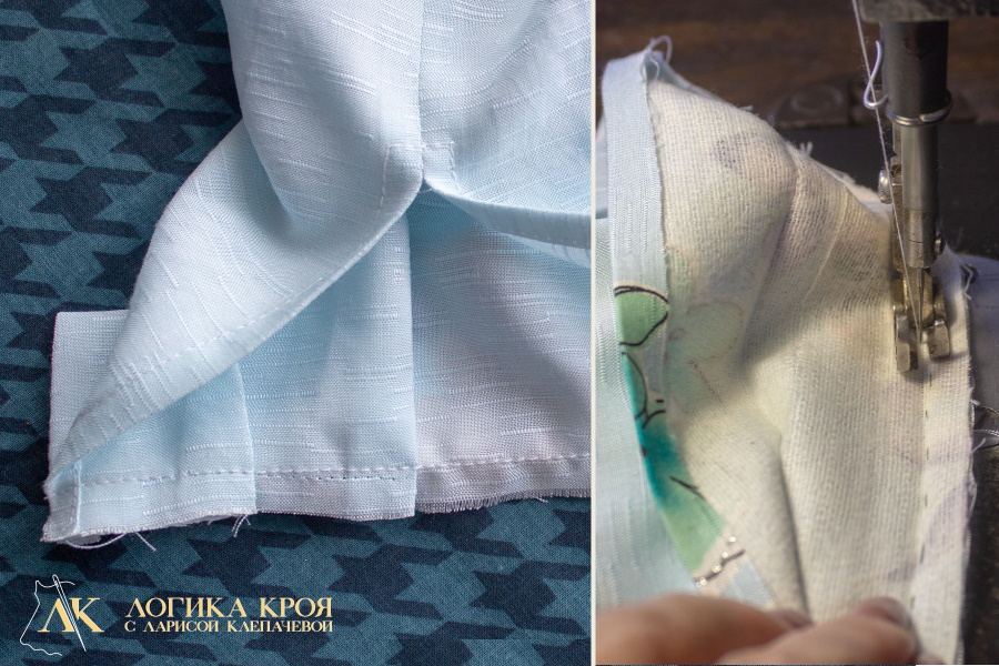 Как сшить манжету рукава